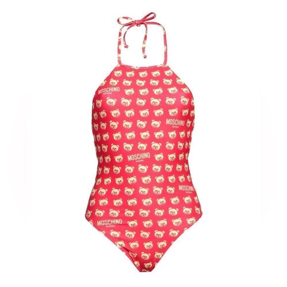 Moschino Swim Teddy Bear One-Piece Swimsuit - Picture 1 of 11